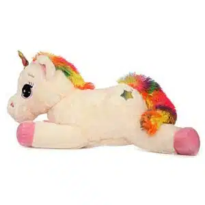 PELUCHE LICORNE ROSE