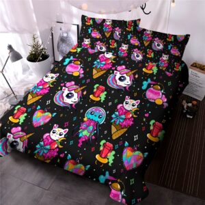 HOUSSE DE COUETTE CHAT LICORNE N-1