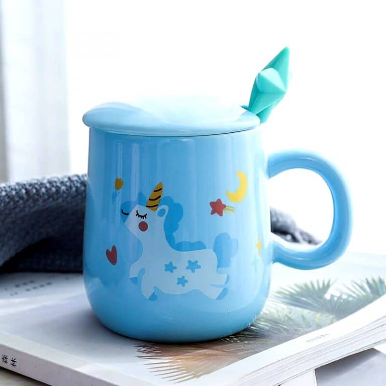 Grande Tasse Magique Koalicorn (Licorne Koala) 426 Ml - Cadeau Fantaisie Blanc