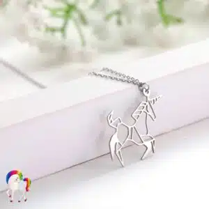 Pendentif licorne origami