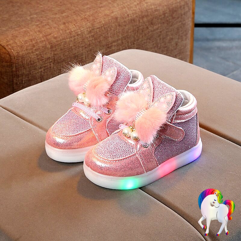 Baskets Lumineuses Enfants Unisexe – Chaussures De Sport Confortables Pour L’école
